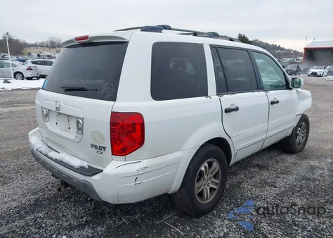 2004 Honda Pilot Ex-L z USA, uszkodzony, nr VIN 5FNYF18504B002393